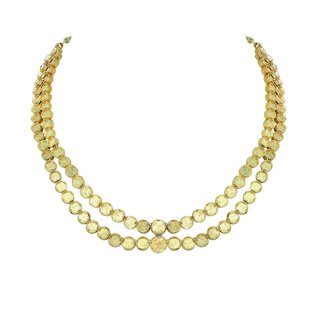 Double-layer Polki Necklace